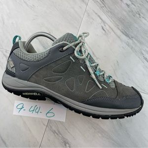 •Merrell Womens 9 Zeolite Serge Trail Hiking Shoes Castle Rock Lagoon J227252C
